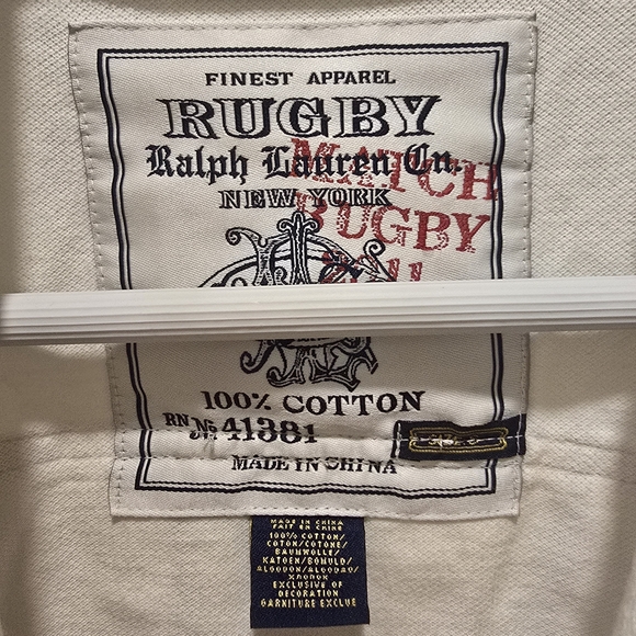 VINTAGE RALPH LAUREN MATCH RUBGY POLO SHIRT - Picture 6 of 6